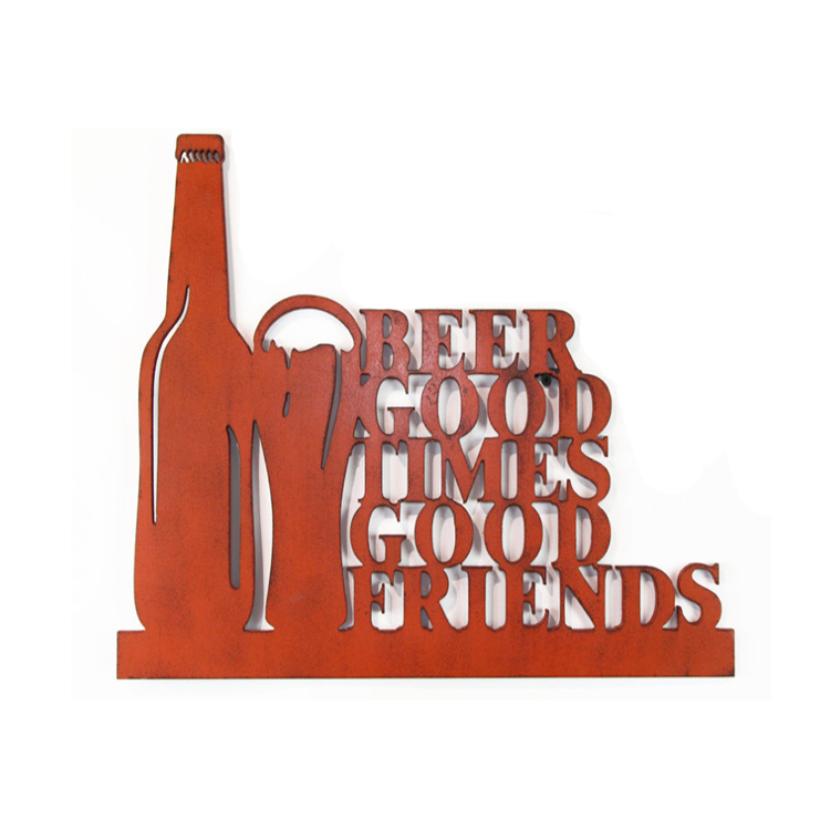 New Launch New Design Factory Price Wholesale Custom Chic Designs Wall Word Hanging Plaque