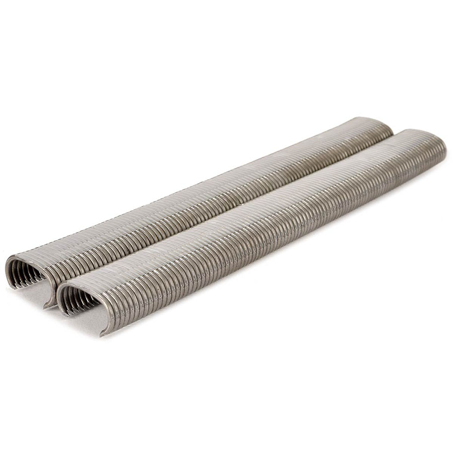 15GA 3/4 Inch Bright Finish Upholstery Hog Rings ကာရံအကူနှင့် လှောင်အိမ်တပ်ဆင်ခြင်းအတွက် 15GA 3/4 လက်မ Bright Finish ကူရှင် Hog Ring s