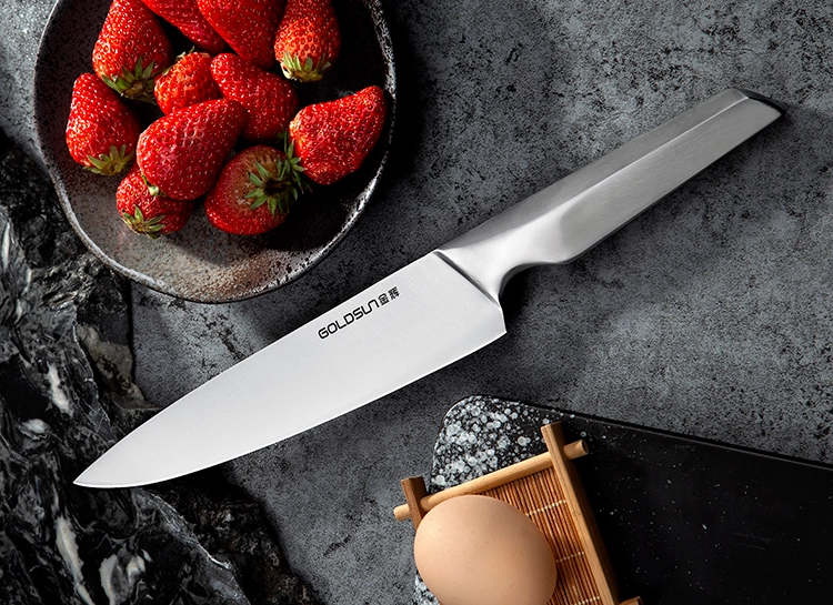 Grey Hollow Handle Kitchen Knife Set Bộ dao làm bếp có tay cầm rỗng màu xám