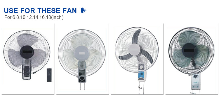 Competitive Price High Quality Electric Wall Fan Motor (2) Preț competitiv Motor de ventilator electric de perete de înaltă calitate (2)