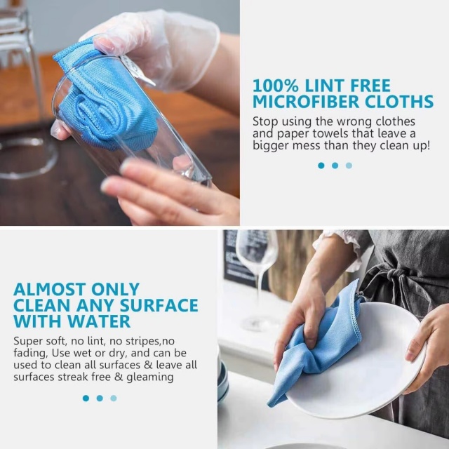 Window mirofiber cleaning towels - 16 x 16 (1) 窓用マイクロファイバー クリーニング タオル - 16 x 16 (1)