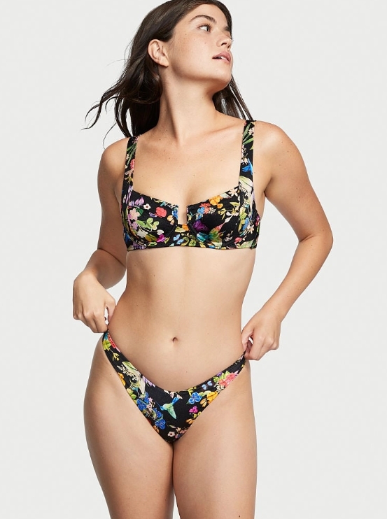 Tropical Smocked Bikini Bikini smocked tropical