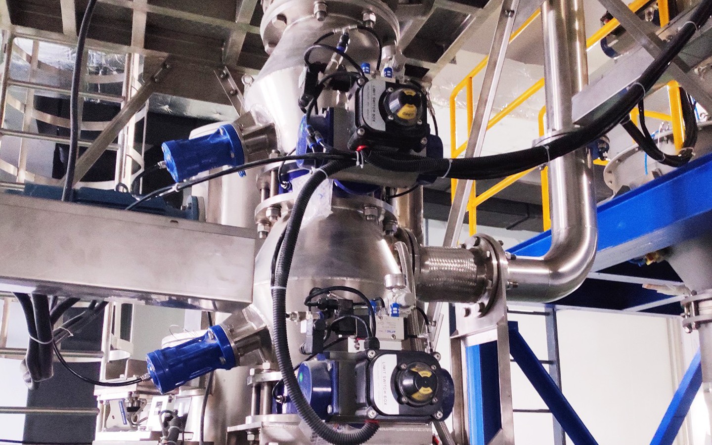 4 Inch Butterfly Valve Cryogenic Valve Expansion butterfly valve application site 4-Zoll-Absperrklappe, kryogenes Ventil, Anwendungsbereich der Expansions-Absperrklappe
