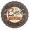 2018 New Design Decorative Metal Bottle Cap Wall Clock Vintage Clock