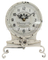 French CHATEAU RENIER Vintage White Customized Desk Clock