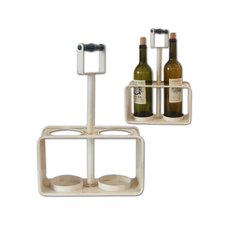 Custom Home Classical Bottle Holder Iron Hanging Wine Rack