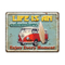 Factory Sales City Style Car Vintage Metal Art Wall Decoration