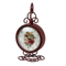 Custom High Quality Flower Pattern Design Vintage Swing Table Clock