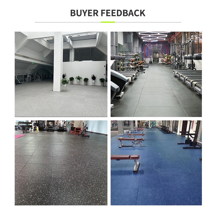 Heavy-Duty Gym Floor Mats for Garage Protective Rubber Flooring Rolls Звышмоцныя трэнажорныя кілімкі для гаражных ахоўных гумовых рулонаў для падлогі