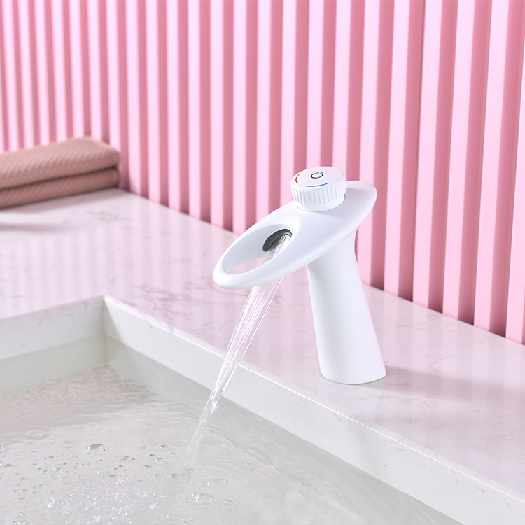 China faucet manufacturer white basin faucet