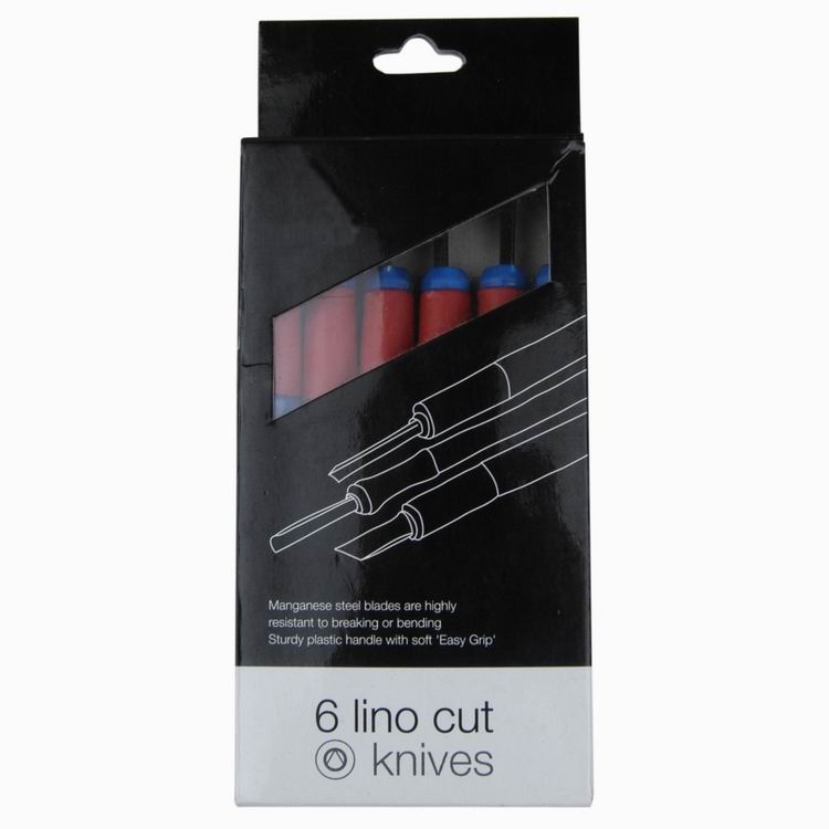 6 Lino Cut Knives Plastic Handle Carving Knives