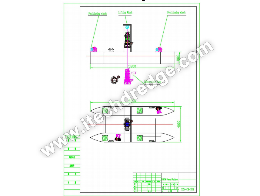 Electric Pump Dredger ESPD 200 Safety Draga con bomba eléctrica ESPD 200 Seguridad