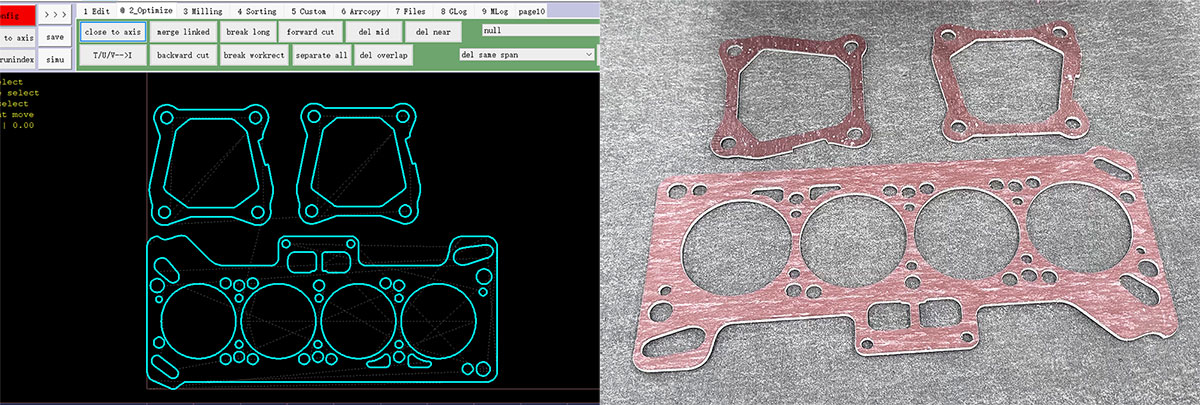 gasket-cutting-machine stroj na řezání těsnění