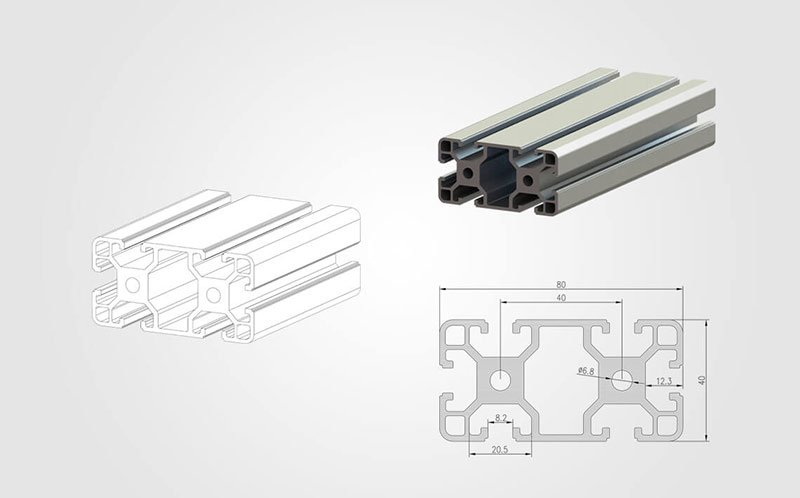 4080 aluminum extrusion_4 4080 بثق الألمنيوم_4