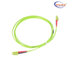 LCUPC-LCUPC Duplex OM5 2M Câble de patch à fibre optique LSZH 1mm