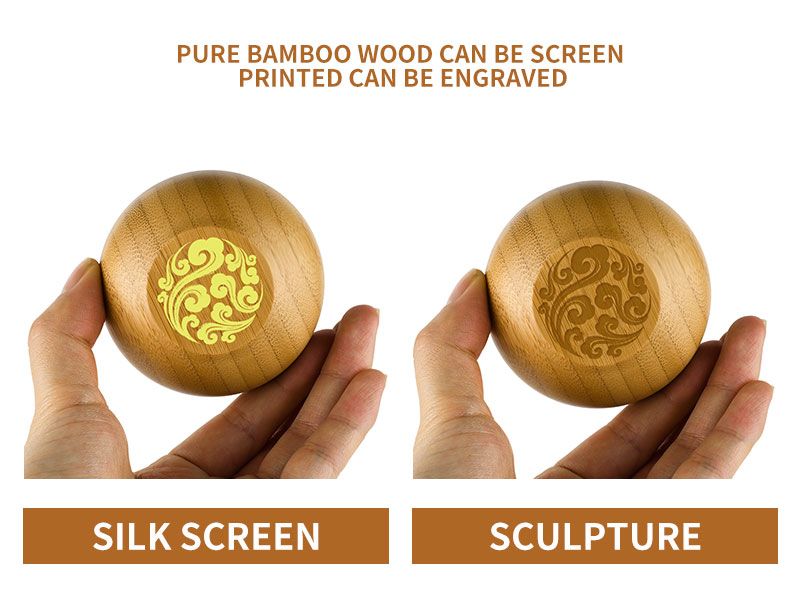 PURE BAMBOO WOOD CAN BE SCREEN PRINTED CAN BE ENGRAVED يمكن طباعة خشب الخيزران النقي على الشاشة ويمكن نقشه