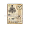 Personalized Design Custom Shape Printed Calendar 4X6 5X7 Decorative Antique Wall Plaques