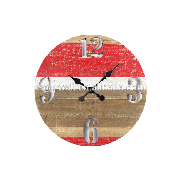 Hot Sales Customized Logo French Country Tuscan Style 60 Inch China Wall Clock