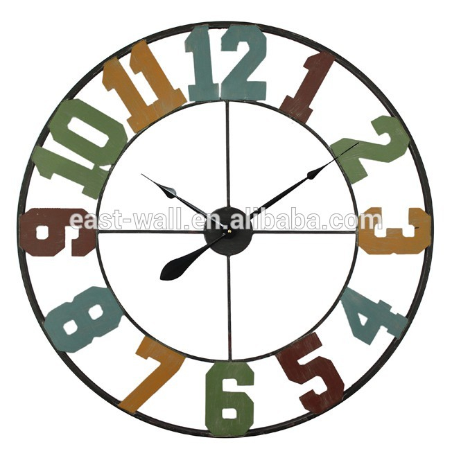 Home Decorative 80cm Kitchen Large Wall Clocks Old Town Clock