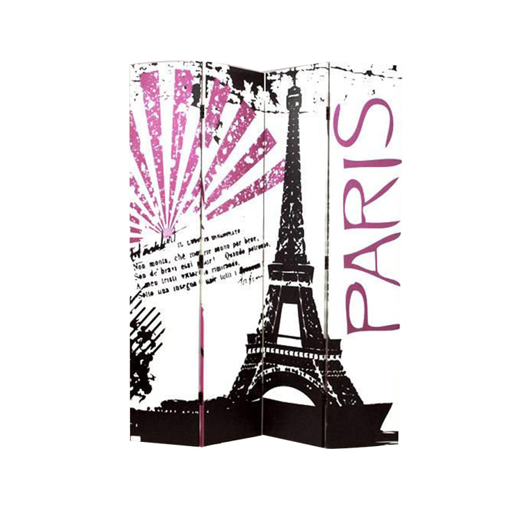 Factory Direct Wholesale New Design Fashion Cheap Folding Canvas Folding Room Canvas Screen