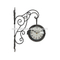 Train Station Double Sided Wall Clock Antique Clocks of China