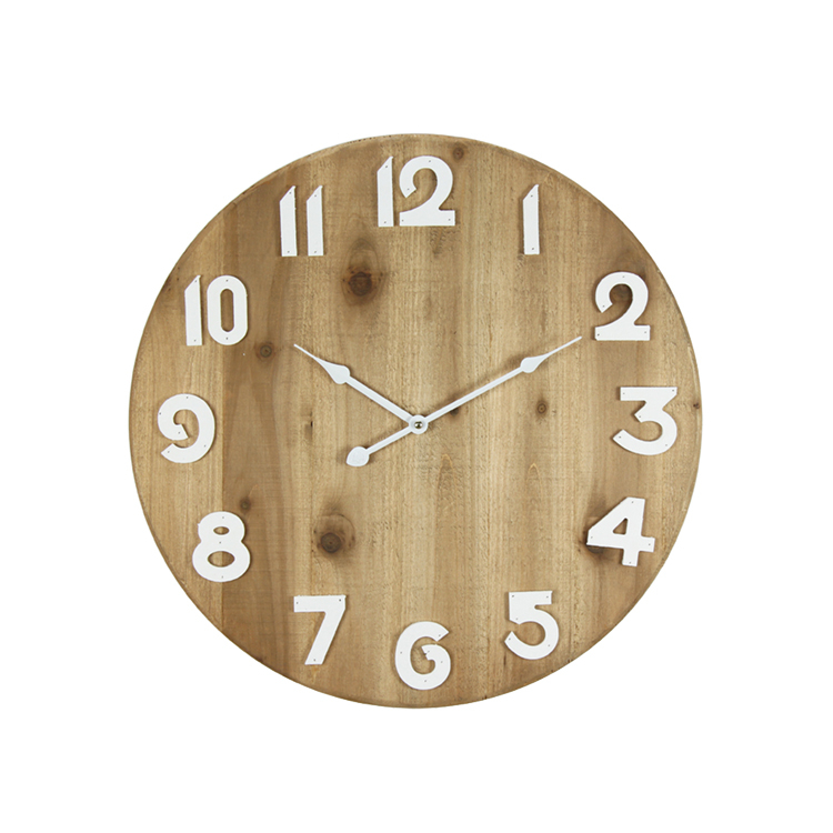 High Quality Decorative Wood Fashion Design Colorful Wooden Wall Clock