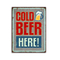 New Design Custom Colorful Modern Cold beer Here Wall Handing