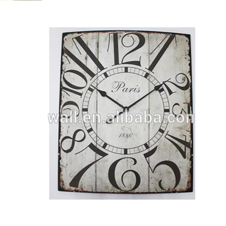 Hot Selling Home Decoration Large Black Wall Clock Low Cost New Style