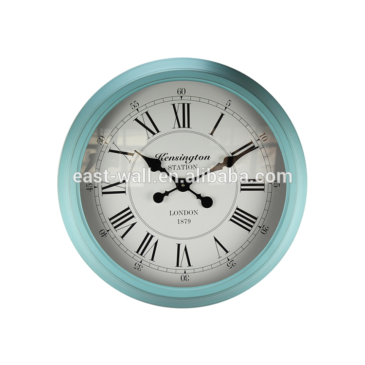 Hot Sale Iron Decorative Customized Logo Design Acrylic Wall Clocks