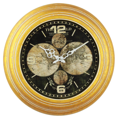 Hot Selling Fashionable Gold High End Luxury Custom Retro Wall Clock China