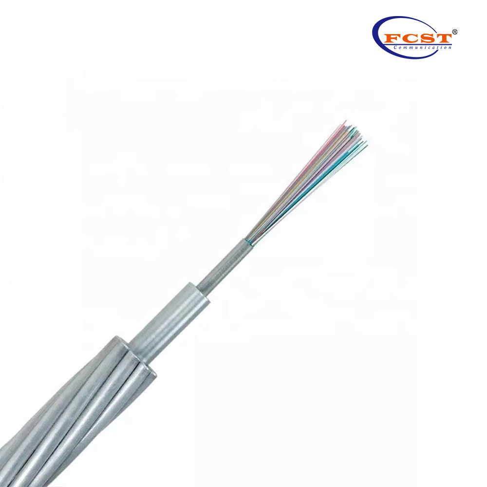 FCST-Double STR etdd Couches Structure de tube en acier inoxydable Câble en fibre OPGW