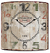 Kitchen Clock Vintage Fir Wood Looking Iron Wall Clock With Paper