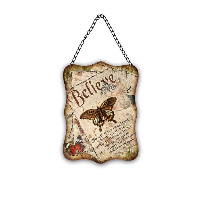 New Coming Rustic Christian Plaques Tin Sign Plaque