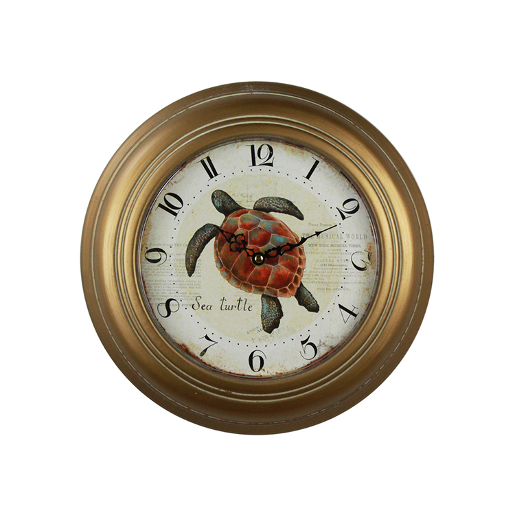 European Style Cheap Classic Vintage Wall Roman Numerals China Iron Decorative Clock