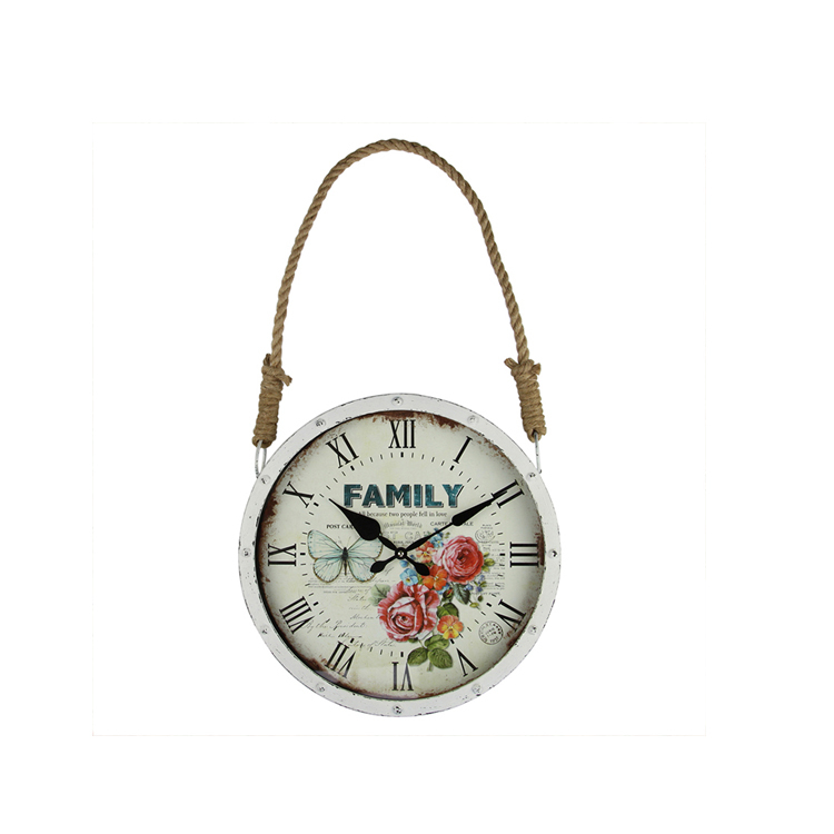 EA6117 Hot Popular Style Popular In Chinese Custom White Wall Clock
