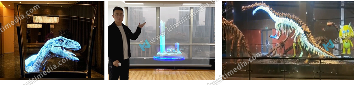 Transparent Hologram Screen شاشة هولوجرام شفافة