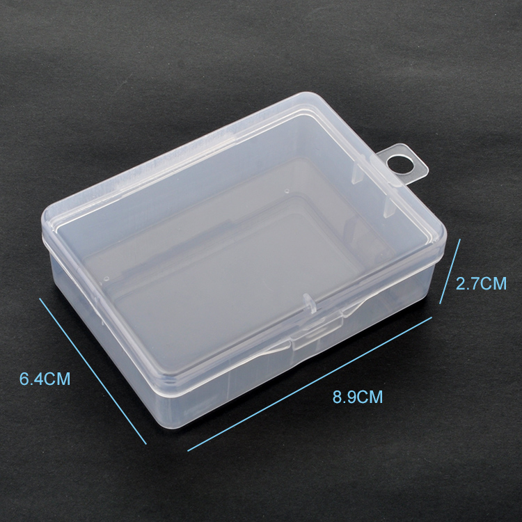 Empty Plastic Organizer Box 8.9x6.4x2.7cm