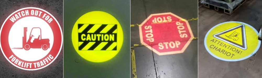 Virtual Floor Marking Projector Light Virtuální projektorové světlo pro podlahové značení