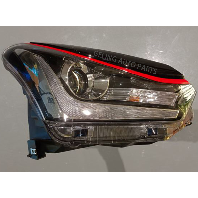 GL-017-350-1 (1) مصباح أمامي LED أسود اللون لسيارة Isuzu Dmax GT 2018 2019