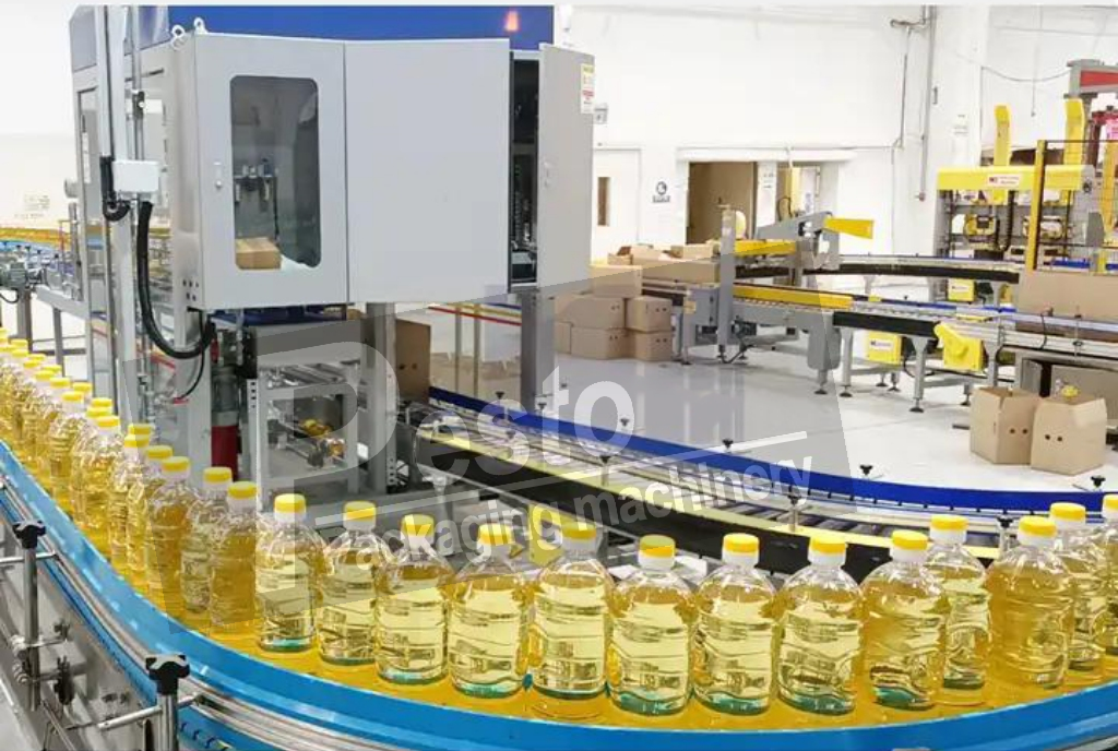 OIL FILLING MACHINE ACEITE LLENA MÁQUINA