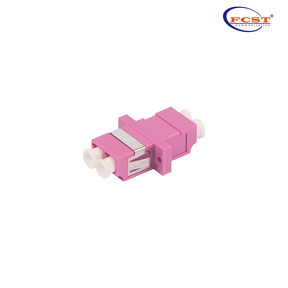 Adaptateur à fibre optique LCUPC à LCUPC Duplex OM4