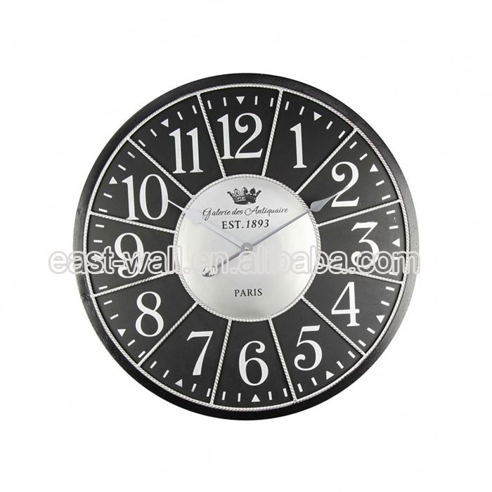 Custom Color French Country Tuscan Style Wall Clocks For Gym Interior Clock
