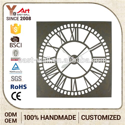 Standard New Model Furniture Home Decoration Wall Clock In Living Room