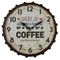 High Performance Fashion Wall Clock Creative, Bottle Cap Vintage Wall Clock Decor
