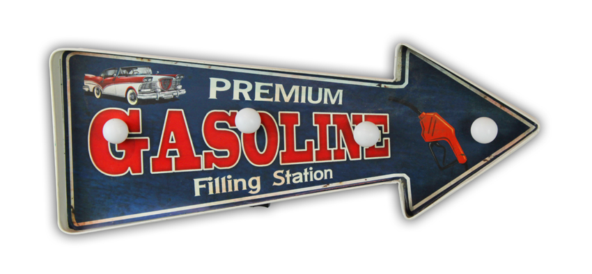 Metal Wall Hanging Tin Bar Sign Mini Led Lights Home Decorative for Craft
