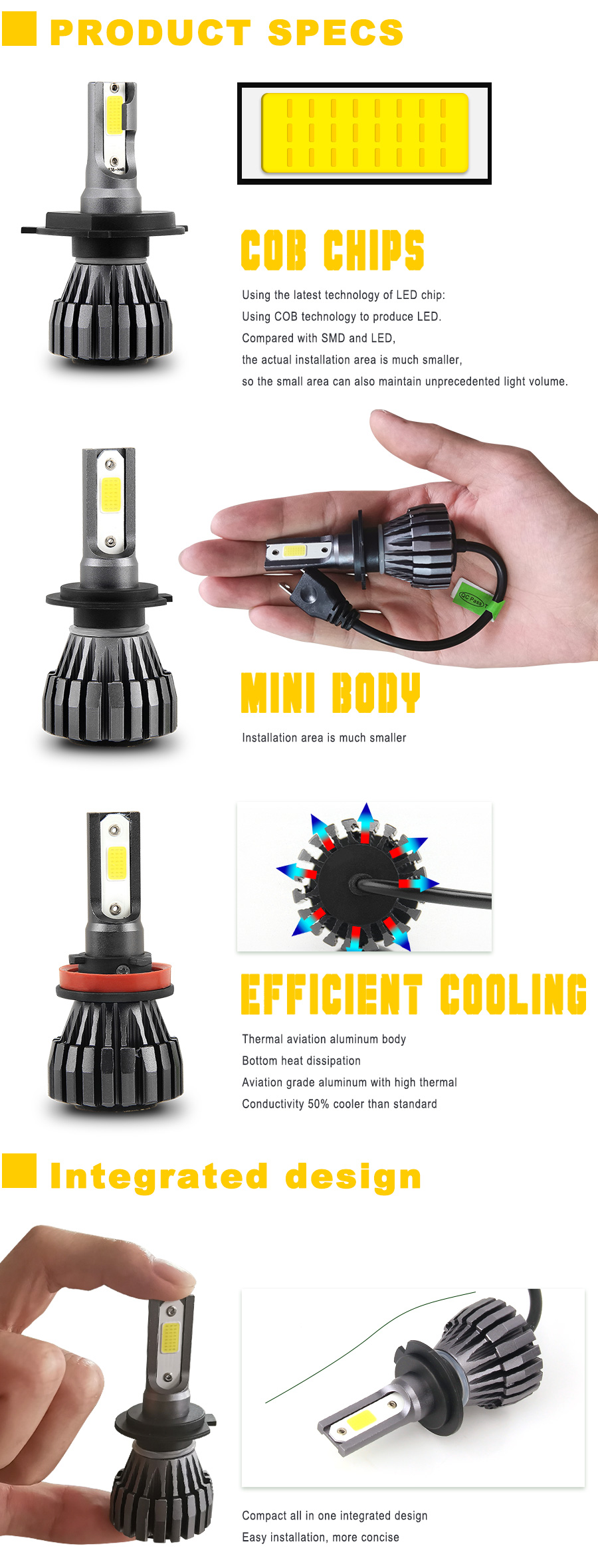 Ventajas del faro LED K2-cob