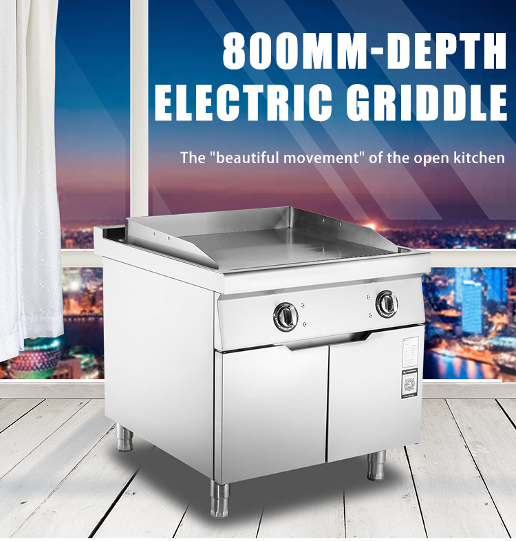 commercial electric griddle details_01 коммерческая электрическая сковорода Details_01