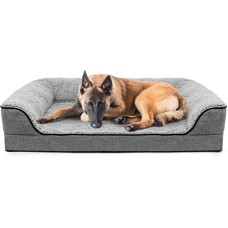 Wholesale Washable Luxury Large Cheap Memory Foam Orthopedic Dog Bed