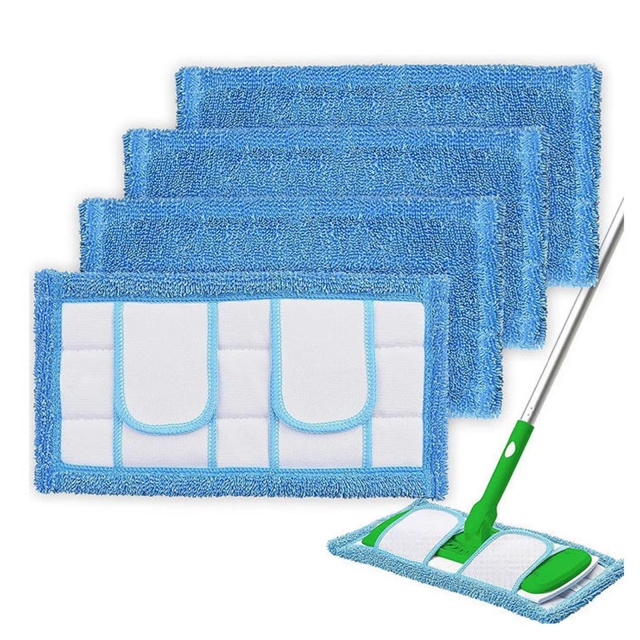 Microfiber Wet and Dry Floor Cleaning Mop Pad (1) Mikrofaser-Mopppad für die Nass- und Trockenbodenreinigung (1)