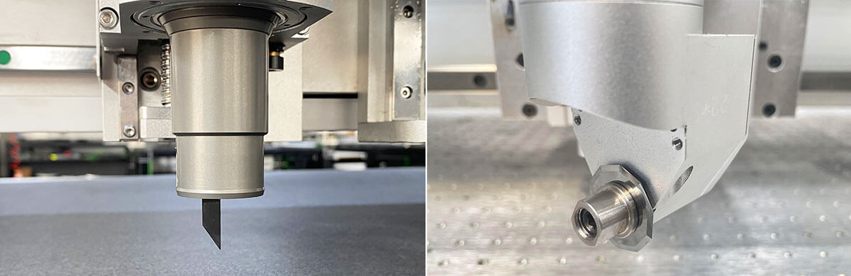 vibrating knife cutting machine Vibrationsmesserschneidemaschine